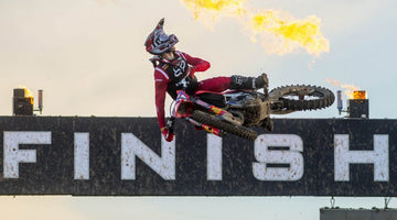 Gajser fights back with moto win and second overall, Evans top five