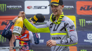 Victorious Gajser reclaims red plate after amazing moto win in Germany