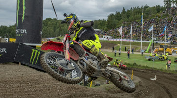 Gajser returns to Sweden podium as Evans puts in best moto of the season