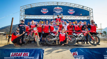 Lawrence Notches First Win with GEICO Honda Moto Podium Sweep