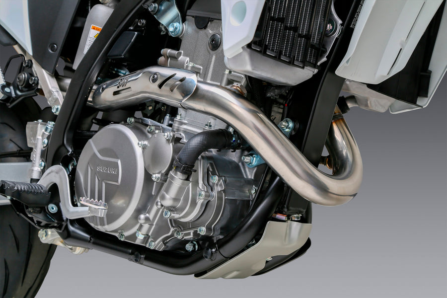 DR-Z4 S/SM 2025 Race RS-12 Stainless Full Exhaust, w/ Stainless Muffler