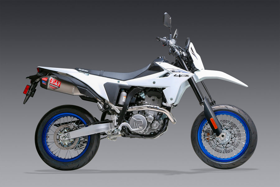 DR-Z4 S/SM 2025 Race RS-12 Stainless Full Exhaust, w/ Stainless Muffler