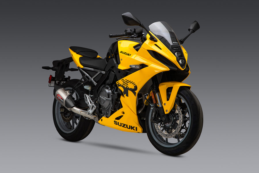 GSX-8S/R/T/TT 23-25 AT2 Stainless Full Exhaust, w/ Stainless Muffler