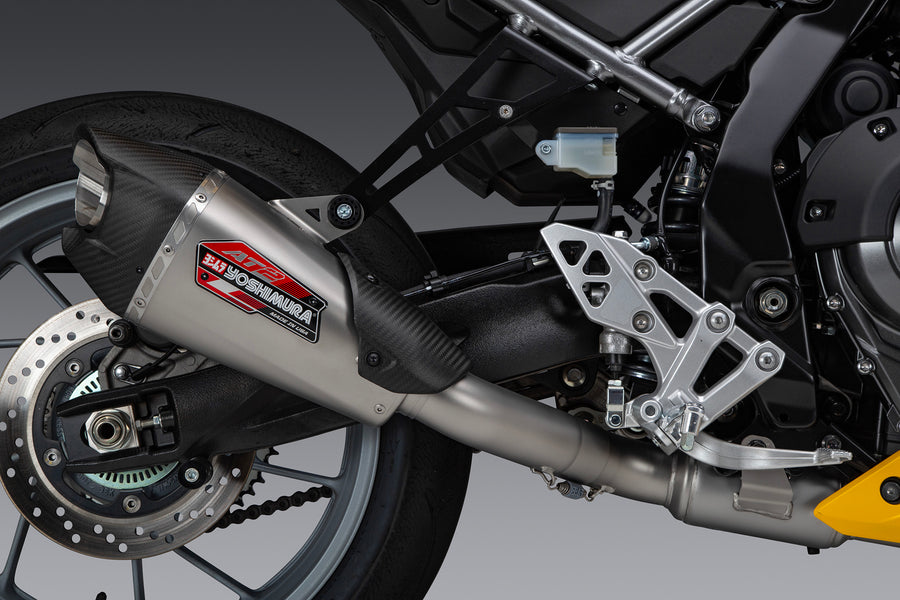 GSX-8S/R/T/TT 23-25 AT2 Stainless Full Exhaust, w/ Stainless Muffler