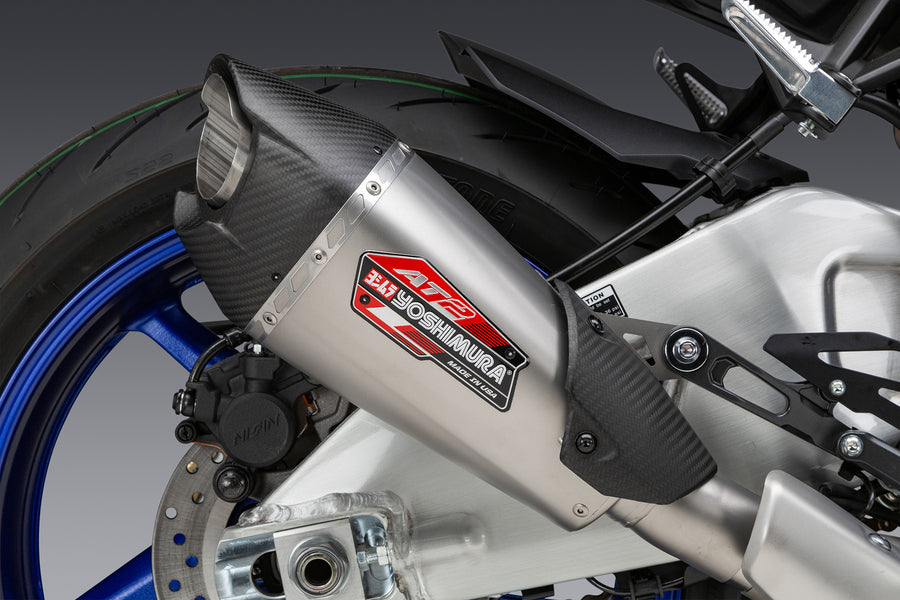 MT-10 22-25 AT2 Stainless Slip-On Exhaust, w/ Stainless Muffler