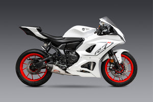 R7 22-25 / MT-07 17-25 Race AT2 Stainless Full Exhaust, w/ Stainless Muffler