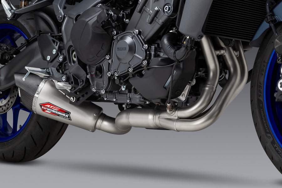 MT-09 21-25 / XSR 900 22-25 Race AT2 Stainless Full Exhaust, w/ Stainless Muffler