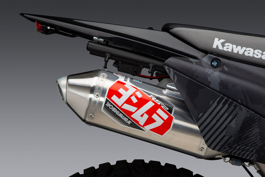 KLX250S/SF 09-20 / KLX300S/SM 21-26 Race RS-2 Stainless Slip-On Exhaust, w/ Alum