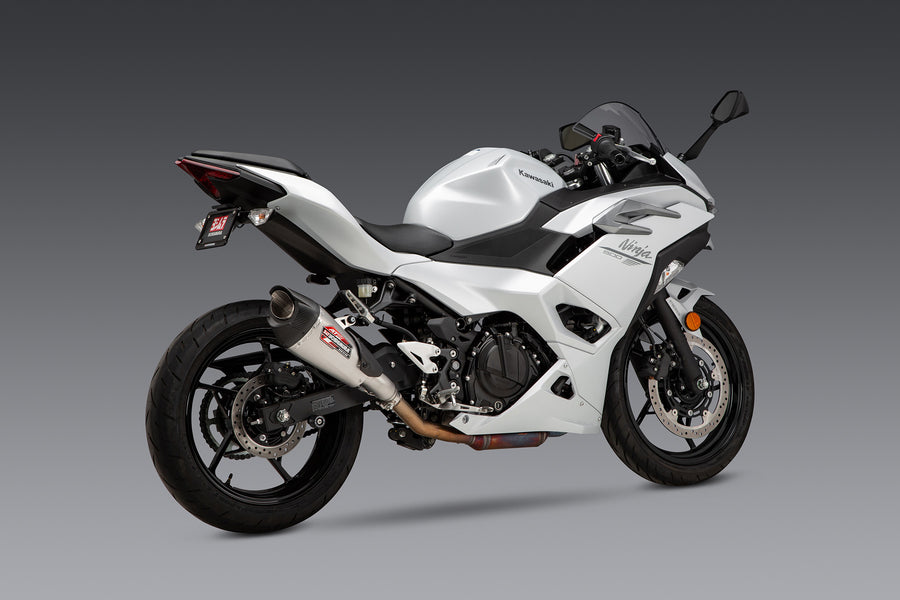 NINJA 500/400 / Z500/400 18-24 AT2 Stainless Slip-On Exhaust, w/ Stainless Muffler