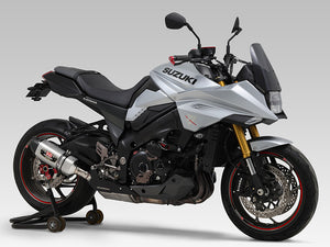 Yoshimura GSX-S1000/GT/S950 / KATANA R-77S STAINLESS SLIP-ON W/ SATIN FINISH MUFFLER (EEC)