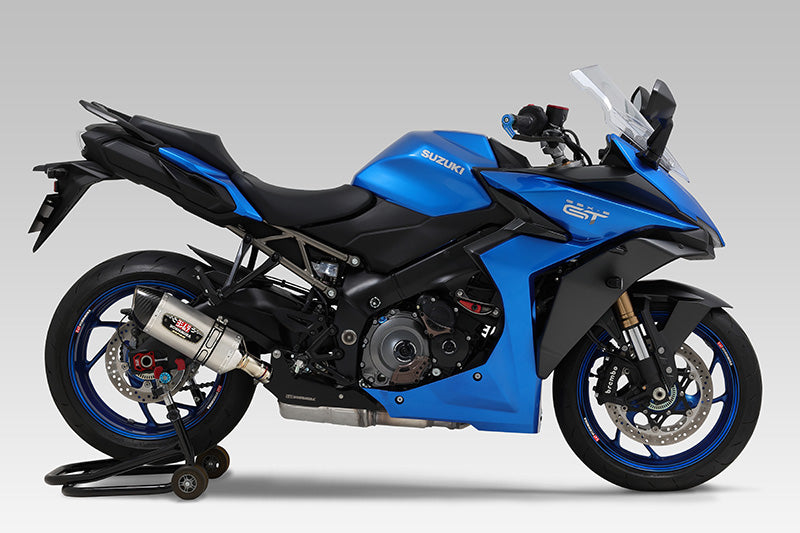 Yoshimura GSX-S1000/GT/S950 / KATANA R-77S STAINLESS SLIP-ON W/ SATIN FINISH MUFFLER (EEC)