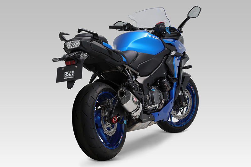 Yoshimura GSX-S1000/GT/S950 / KATANA R-77S STAINLESS SLIP-ON W/ SATIN FINISH MUFFLER (EEC)