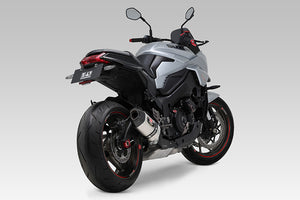 Yoshimura GSX-S1000/GT/S950 / KATANA R-77S STAINLESS SLIP-ON W/ SATIN FINISH MUFFLER (EEC)