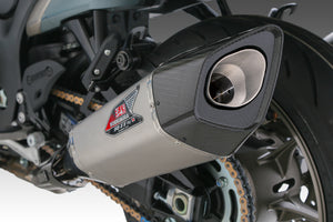 HAYABUSA 2021-25 Race R-11SQ-R Dual Stainless Slip-On Exhaust, w/ Stainless Mufflers