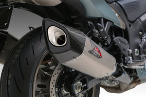 HAYABUSA 2021-25 Race R-11SQ-R Dual Stainless Slip-On Exhaust, w/ Stainless Mufflers