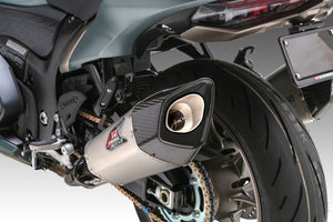 HAYABUSA 2021-25 Race R-11SQ-R Dual Stainless Slip-On Exhaust, w/ Stainless Mufflers