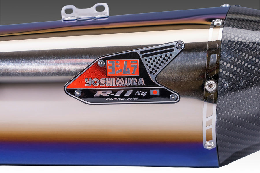 HAYABUSA 2021-25 Race R-11SQ-R Dual Stainless Slip-On Exhaust, w/ Titanium Mufflers