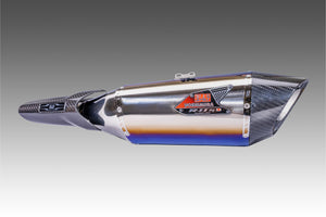 HAYABUSA 2021-25 Race R-11SQ-R Dual Stainless Slip-On Exhaust, w/ Titanium Mufflers