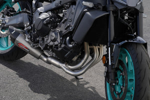 MT-09 21-25 / XSR 900 22-25 Race AT2 Stainless Full Exhaust, w/ Stainless Muffler