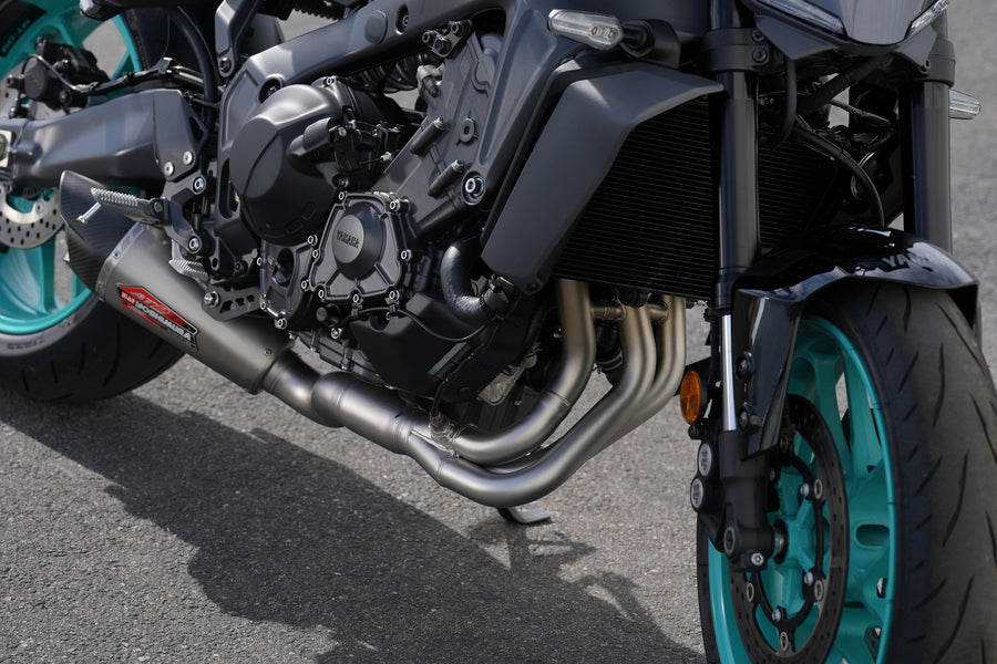 MT-09 21-25 / XSR 900 22-25 Race AT2 Stainless Full Exhaust, w/ Stainless Muffler