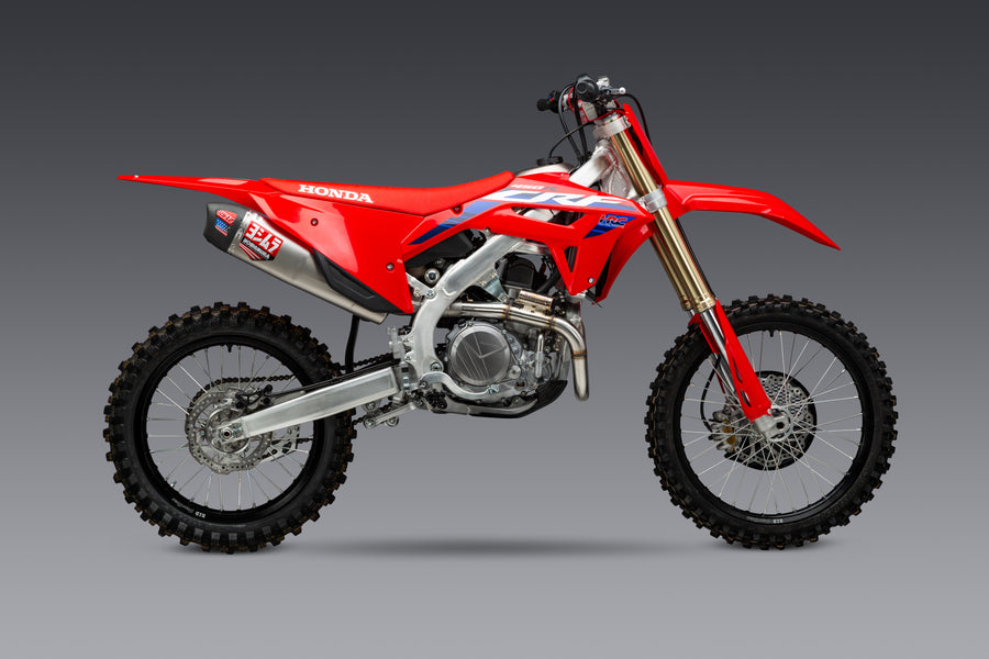 CRF450R/RX 2021-2024 / CRF450R-S 2023-2024 RS-12 Stainless Full Exhaust, w/ Stainless Muffler
