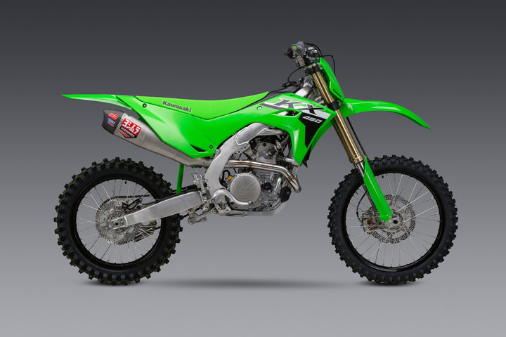 KX450/X 24-25 RS-12 Stainless Full Exhaust, w/ Stainless Muffler