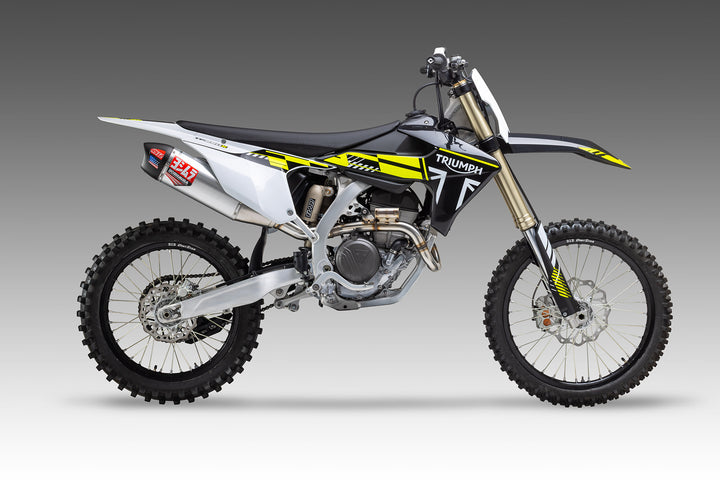 TF250-X RS-12 Stainless Full Exhaust, w/ Aluminum Muffler