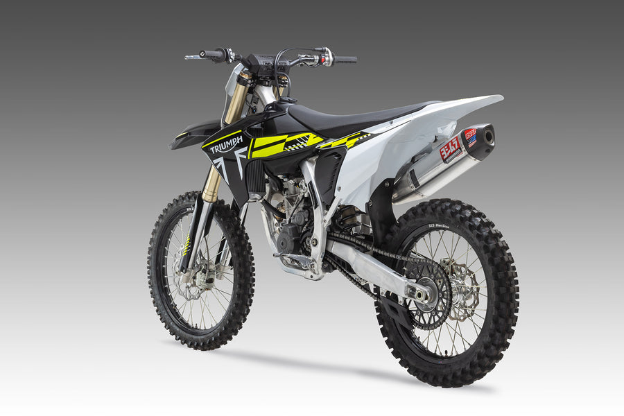 TF250-X RS-12 Stainless Full Exhaust, w/ Aluminum Muffler