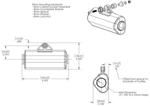 BUILDER SERIES TRS MINI MUFFLER KIT
