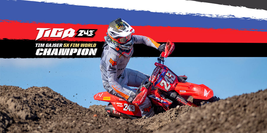 CRF450R/RX 2021-2024 / CRF450R-S 2023-2024 RS-12 Stainless Full Exhaust, w/ Stainless Muffler