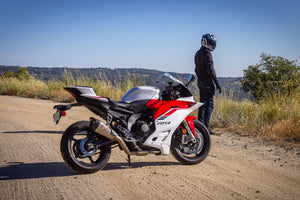 R9 2025 AT2 Stainless Full Exhaust, w/ Stainless Muffler