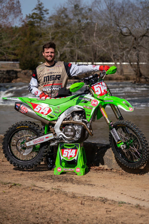 KX450/X 24-25 RS-12 Stainless Full Exhaust, w/ Stainless Muffler
