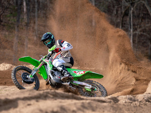 KX450/X 24-25 RS-12 Stainless Full Exhaust, w/ Stainless Muffler