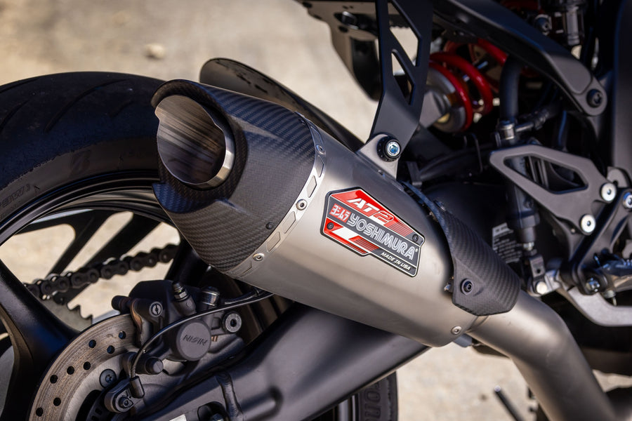 R9 2025 AT2 Stainless Full Exhaust, w/ Stainless Muffler