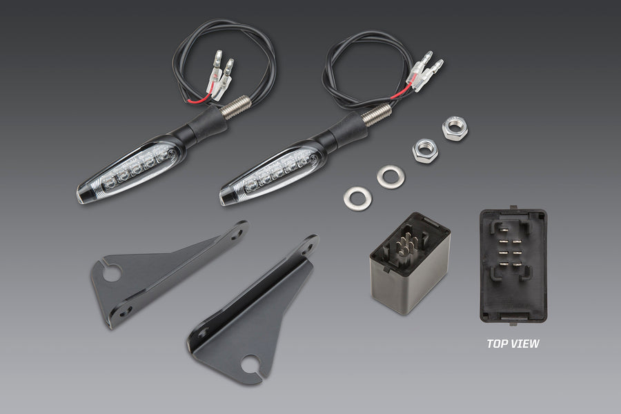 SEQUENTIAL LED Rear Turn Signal Kit w/ 7 pin Relay