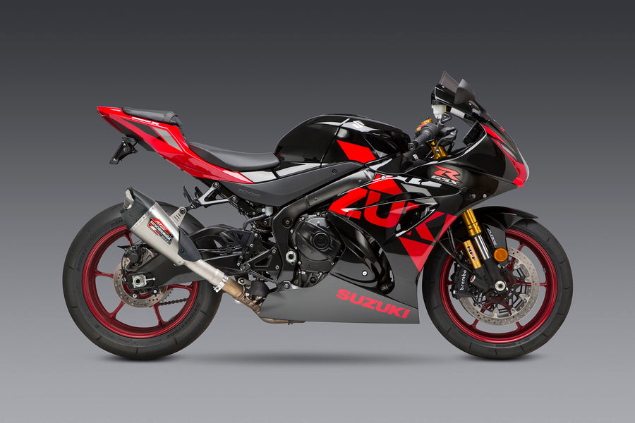 GSX-R1000 17-25 AT2 Stainless Slip-On Exhaust, w/ Stainless Muffler