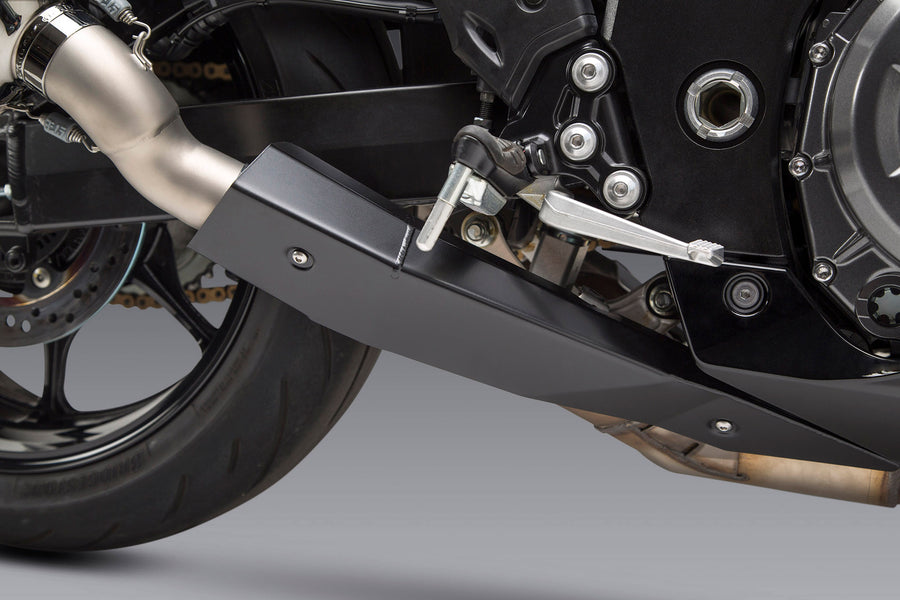 HAYABUSA 2022-25 Race R-77 Dual Stainless Slip-On Exhaust, w/ Stainless Mufflers