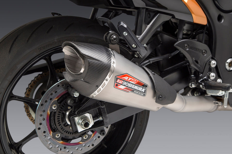 Hayabusa 2022-25 Race AT2 Stainless Full Exhaust, w/ Stainless Muffler