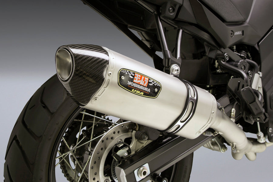V-STROM 650 17-25 Race R-77 Stainless 3/4 Exhaust, w/ Stainless Muffler