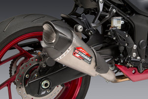 GSX-S750/Z 18-22 AT2 Stainless Slip-On Exhaust, w/ Stainless Muffler