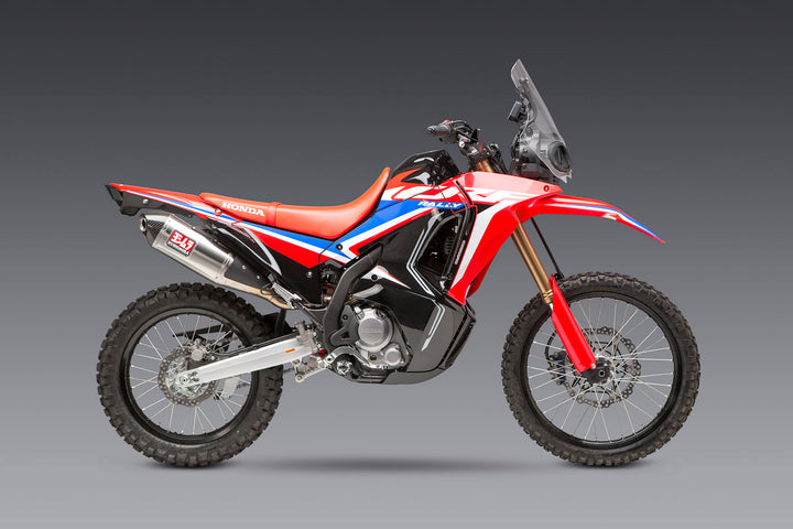 CRF300L/Rally 21-25 Race RS-4S Stainless Slip-On Exhaust, w/ Stainless Muffler
