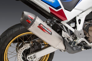 Africa Twin 20-25 RS-12 Stainless Slip-On Exhaust, w/ Stainless Muffler