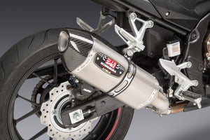 CBR500R 16-25 R-77 Stainless Slip-On Exhaust, w/ Stainless Muffler