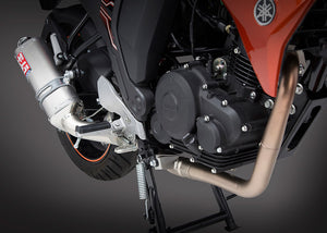 FZ-S 2.0 16 Race TRS Stainless Full Exhaust, w/ Stainless Muffler
