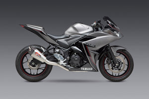 YZF-R3 15-24 Race AT2 Stainless Full Exhaust, w/ Stainless Muffler