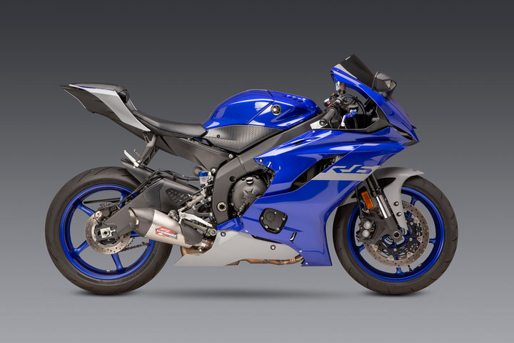 YZF-R6V 06-20 AT2 Stainless Slip-On Exhaust, w/ Stainless Muffler