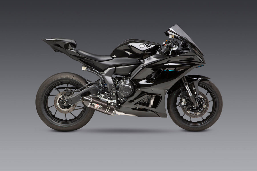 FZ/MT-07 15-25 / XSR700 18-24 / R7 22-25 Race R-77 Stainless Full Exhaust, w/ CF Muffler