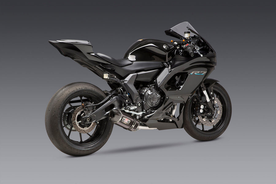 FZ/MT-07 15-25 / XSR700 18-24 / R7 22-25 Race R-77 Stainless Full Exhaust, w/ CF Muffler