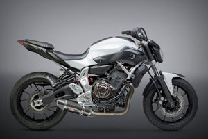 FZ/MT-07 15-25 / XSR700 18-24 / R7 22-25 Race R-77 Stainless Full Exhaust, w/ CF Muffler