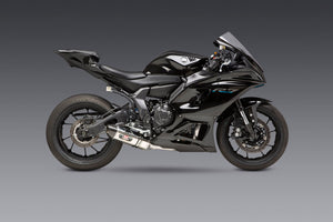 FZ/MT-07 15-25 / XSR700 18-24 / R7 22-25 Race R-77 Stainless Full Exhaust, w/ Stainless Muffler